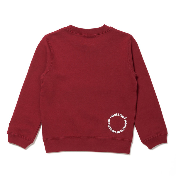 HB College Style Roger Crew Sweat for Kids 詳細画像 Burgundy 2