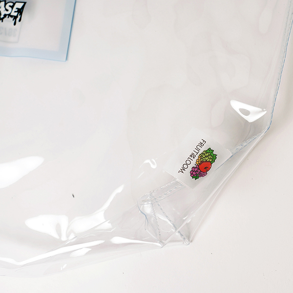 FRUIT OF THE LOOM Χ SECRET BASE Χ HONESTBOY PVC Clear Tote Bag  詳細画像