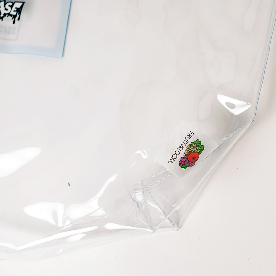 FRUIT OF THE LOOM Χ SECRET BASE Χ HONESTBOY PVC Clear Tote Bag  詳細画像 Clear 5