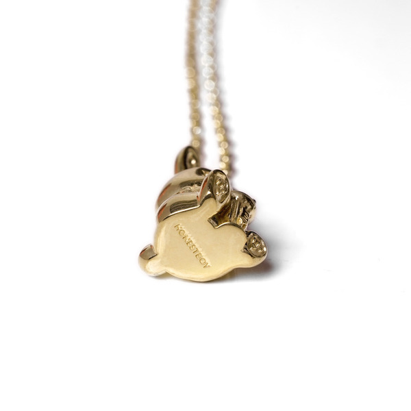 HONESTBOY Rabbit Gold Brass Necklace  詳細画像 Gold 2