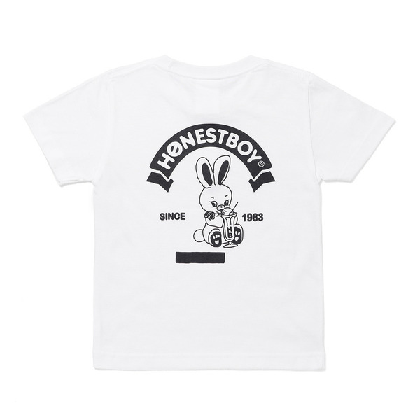 HB College Style Roger SS Tee for Kids 詳細画像 White 1