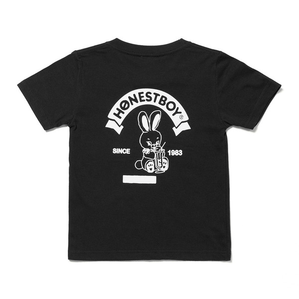 HB College Style Roger SS Tee for Kids 詳細画像 Black 1