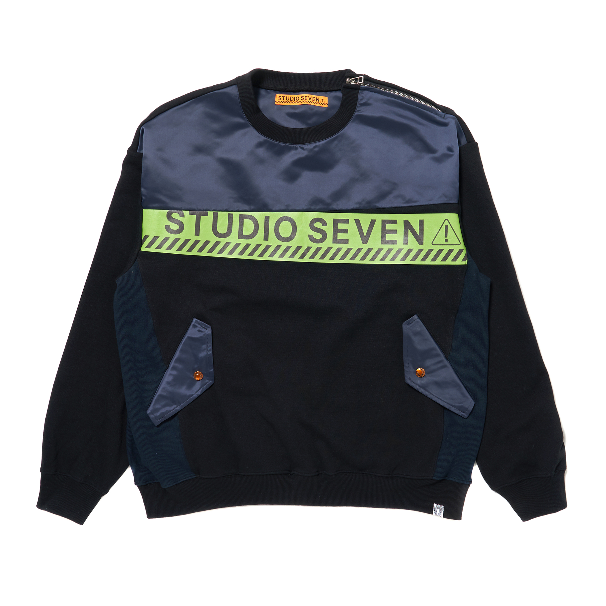 Nylon Docking Crew Sweat | STUDIO SEVEN (スタジオ セブン)