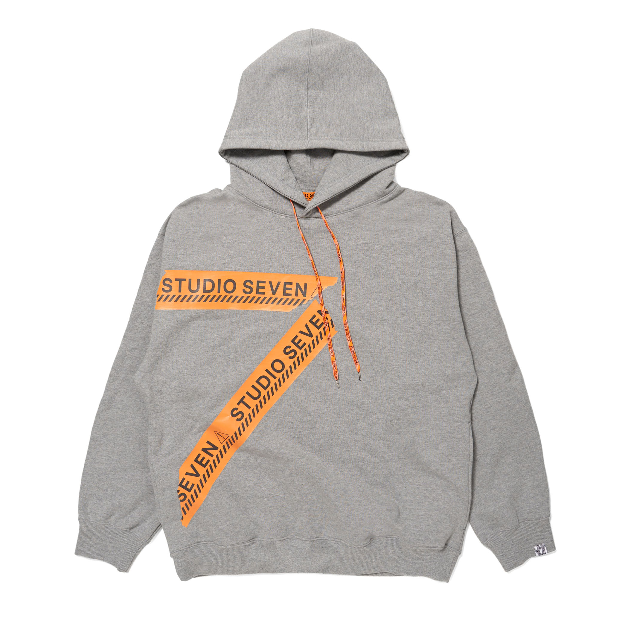 Caution Tape Print Hoodie | STUDIO SEVEN (スタジオ セブン)