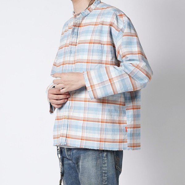 Cut-Off OX Check Shirt | STUDIO SEVEN (スタジオ セブン)