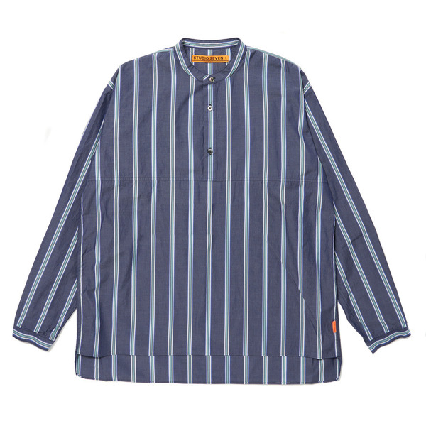 ベストセラー 長袖シャツ Stripeー☆ mix stripe shirts #AS1950☆ユニフォームデザイナー専門ブランド 業務用ユニフォーム  HUBSHOP