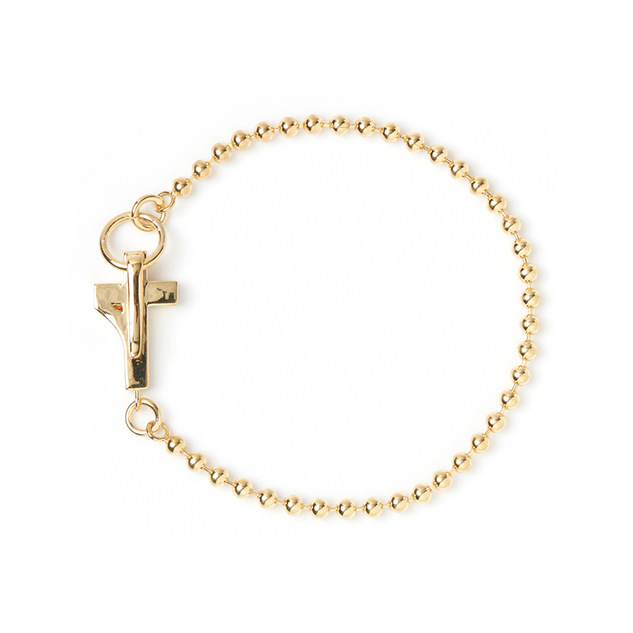7 Cross Gold Bracelet -Medium- 詳細画像 Gold 1