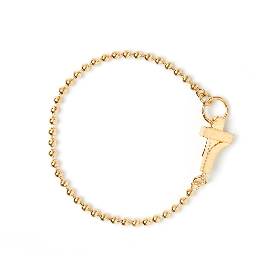 7 Cross Gold Bracelet -Medium- 詳細画像 Gold 1