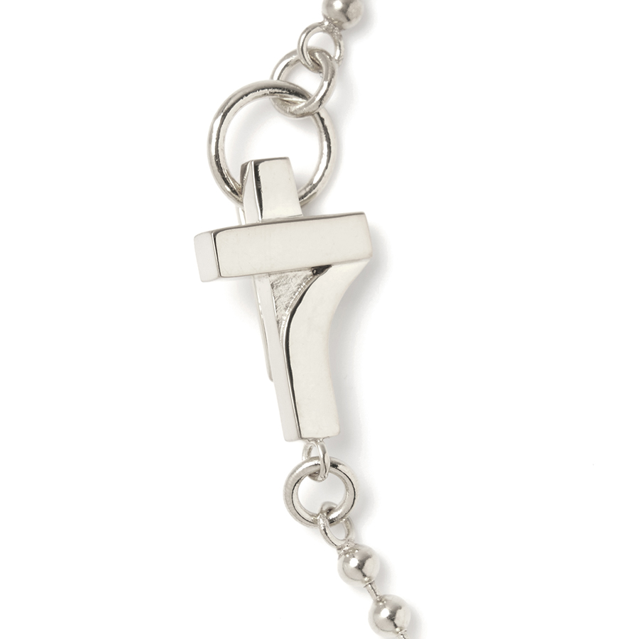7 Cross Asymmetry Silver Brass Necklace 詳細画像 Silver 1