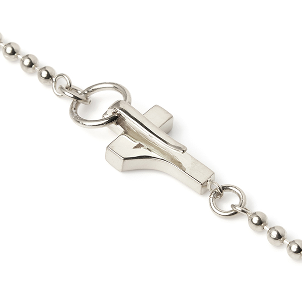 7 Cross Asymmetry Silver Necklace 詳細画像