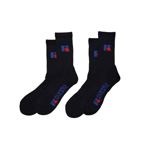 Russell Athletic x STUDIO SEVEN Socks 2P 詳細画像 Black 1