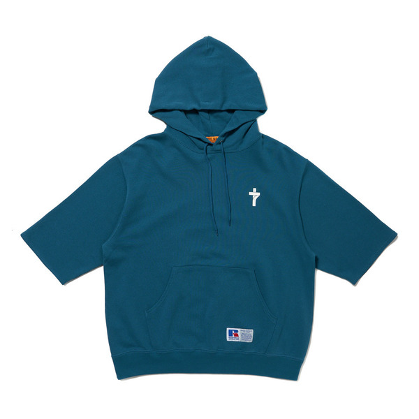 Russell Athletic x STUDIO SEVEN SS Hoodie 詳細画像 Navy 1