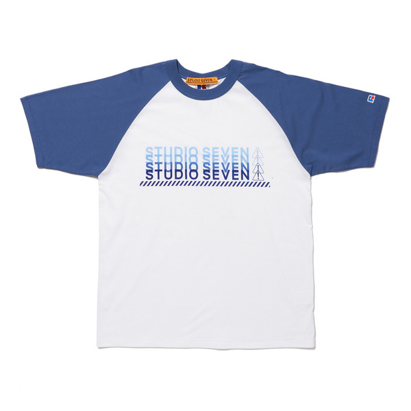 Russell Athletic x STUDIO SEVEN SS Tee 4 詳細画像 Blue 1