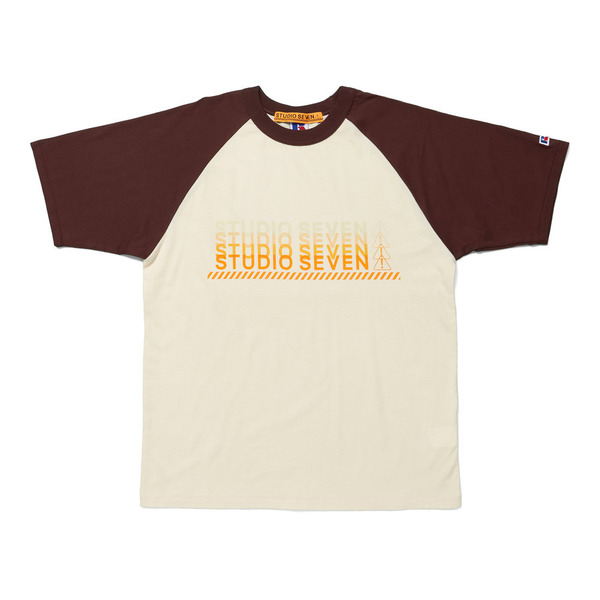 Russell Athletic x STUDIO SEVEN SS Tee 4 詳細画像 Brown 1