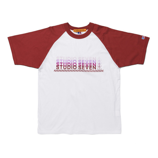 Russell Athletic x STUDIO SEVEN SS Tee 4 詳細画像 Red 1