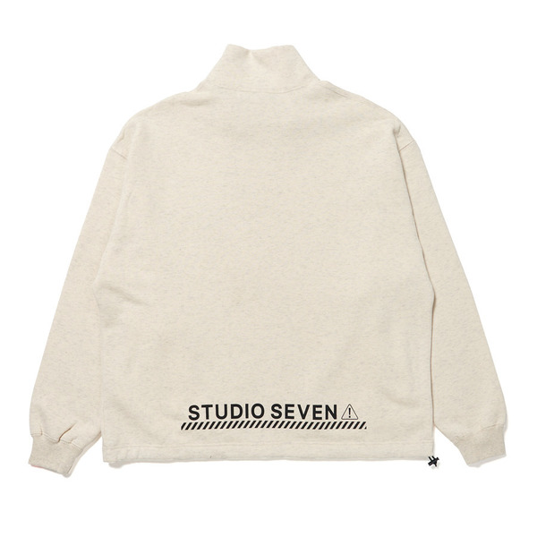 French Terry Stand Neck Sweatshirt 詳細画像 Oatmeal 12