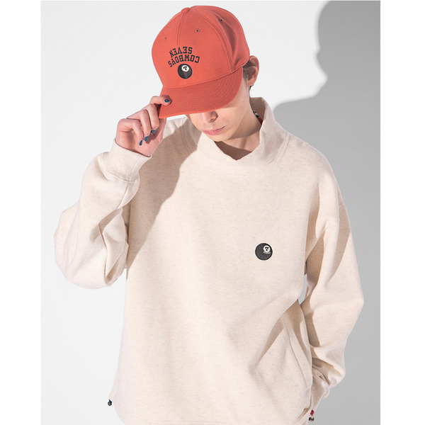 French Terry Stand Neck Sweatshirt 詳細画像 Oatmeal 14