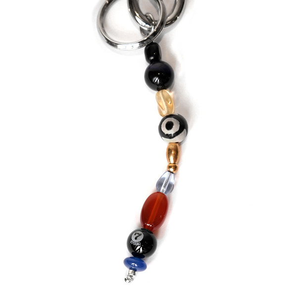 7 Ball Engraved Natural Stone Key Ring 詳細画像 Multi 2