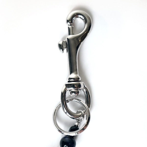 7 Ball Engraved Natural Stone Key Ring 詳細画像 Multi 3