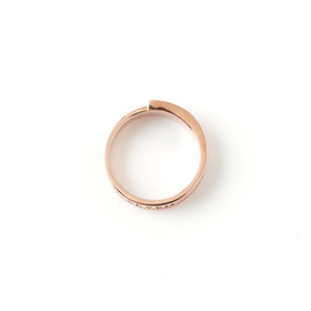 Pink Gold Caution Ring 詳細画像