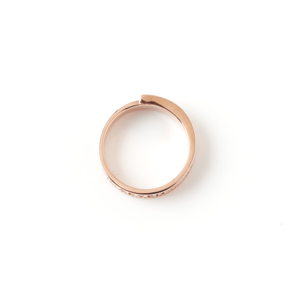 Pink Gold Caution Ring 詳細画像 Pink Gold 4