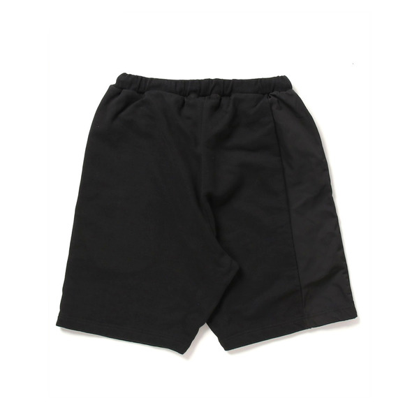 Dual Fabric Docked Sweat Shorts 詳細画像 Black 1