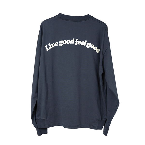 Caution Cheese Sleeve Printed LS Tee 詳細画像 L.Blue 6