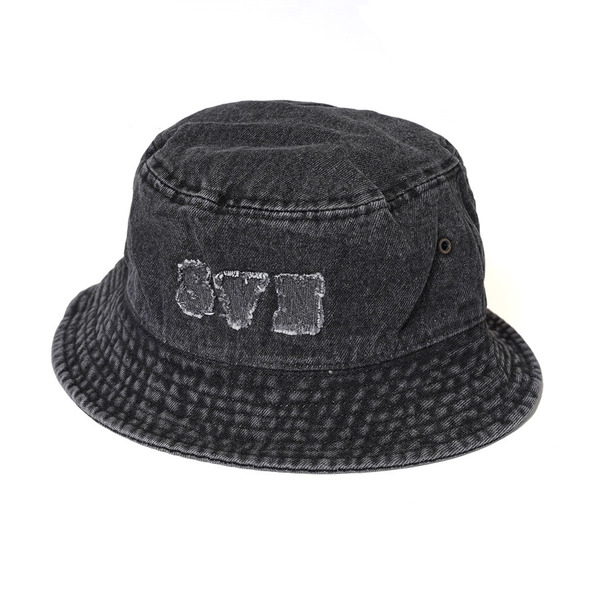 SVN Patch EMB Denim Hat 詳細画像 Black 2