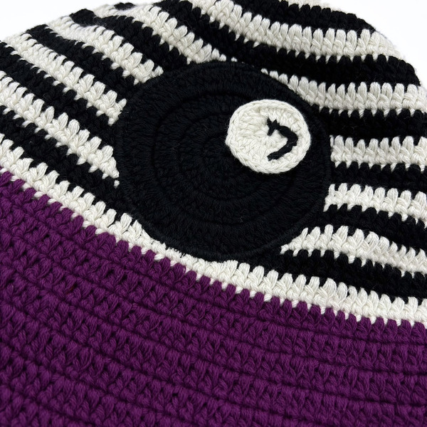 7-Ball Crochet Hat 詳細画像 Navy 2