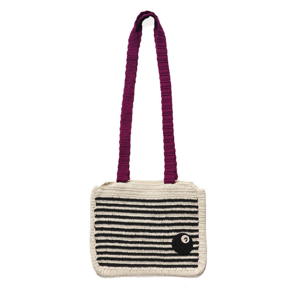 7-Ball Crochet Shoulder Bag 詳細画像 O.White 1