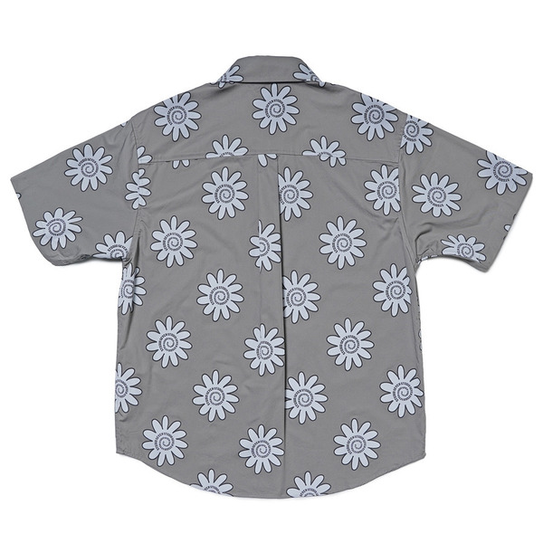 Seven Flower Printed SS Shirt 詳細画像 Grey 4