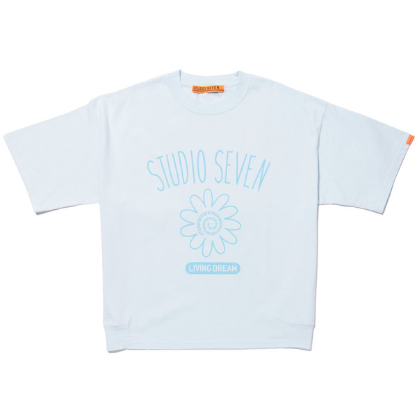 STUDIO SEVEN Logo Flower Printed SS Tee | STUDIO SEVEN (スタジオ ...