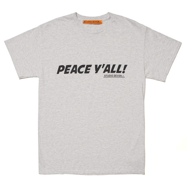 PEACE Y'ALL Printed SS Tee 詳細画像 H.Grey 1