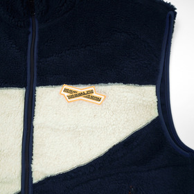 Boa Panel Design Zip Vest 詳細画像