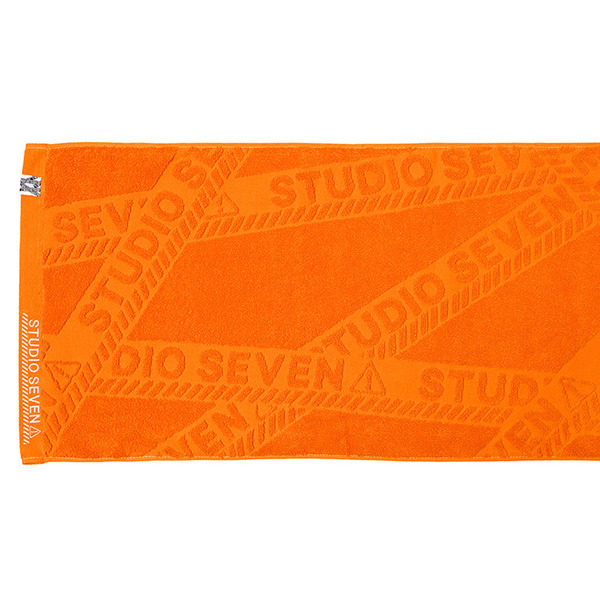 Caution Logo Face Towel 詳細画像 Orange 4