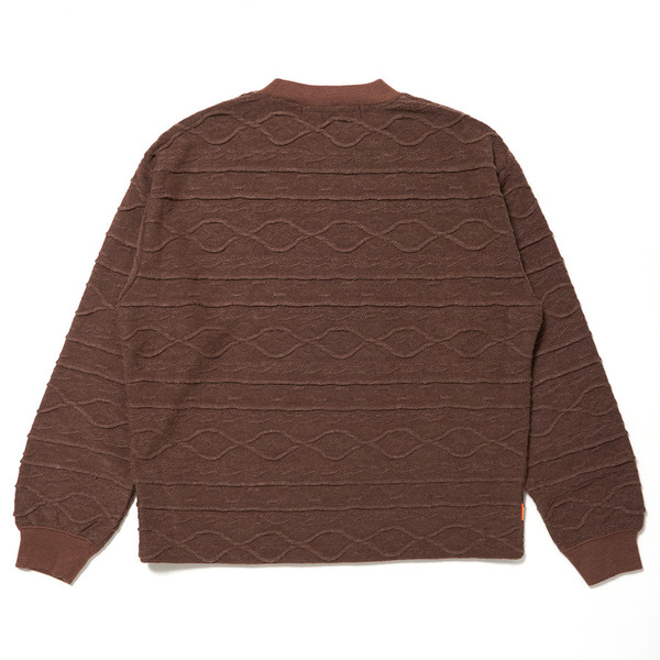 Side Button Knit LS Tee 詳細画像 Brown 8