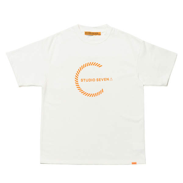 Circle Caution Logo SS Tee | STUDIO SEVEN (スタジオ セブン)