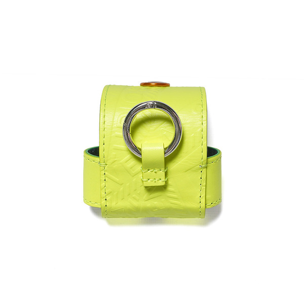 Leather Caution AirPods Pro Case 詳細画像 Yellow 2