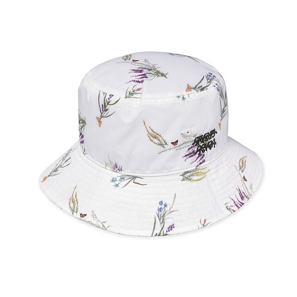 Botanical Print Bucket Hat 詳細画像 White 1