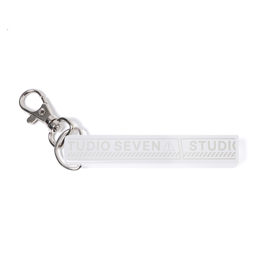 Caution Logo Acrylic Key Holder | STUDIO SEVEN (スタジオ セブン)