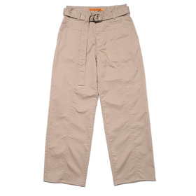 Belted Panel Chino Pants