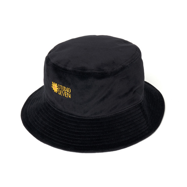 Velour Bucket Hat 詳細画像 Black 1