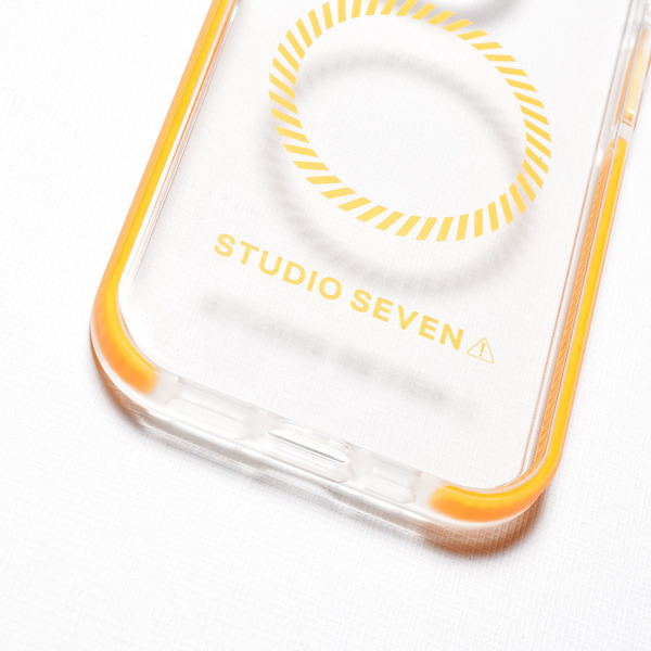Clear iPhone Case For 14pro 詳細画像 Orange 1