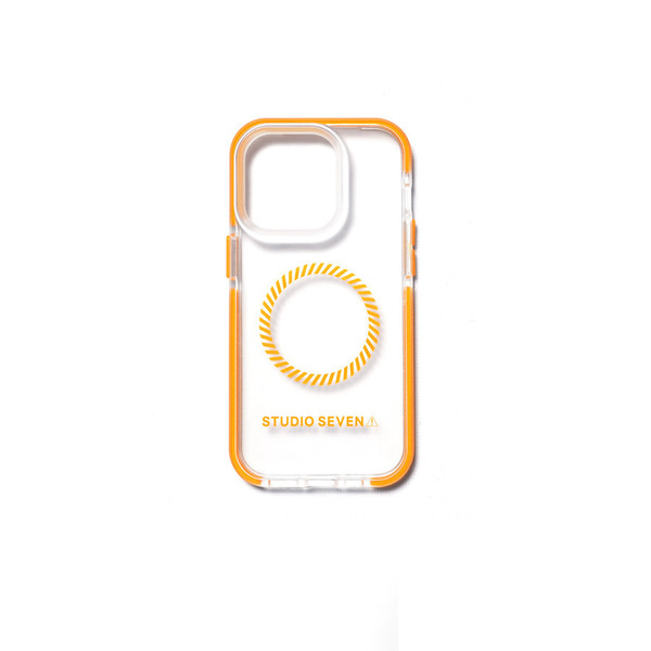 Clear iPhone Case For 14pro 詳細画像 Orange 1
