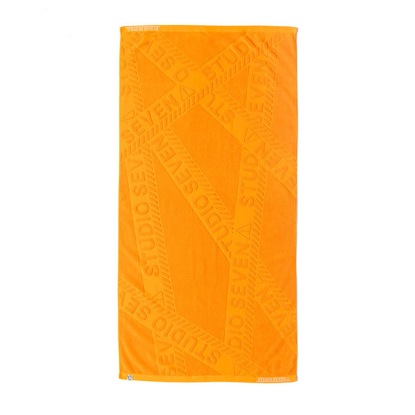 Caution Logo Beach Towel 詳細画像 Orange 1