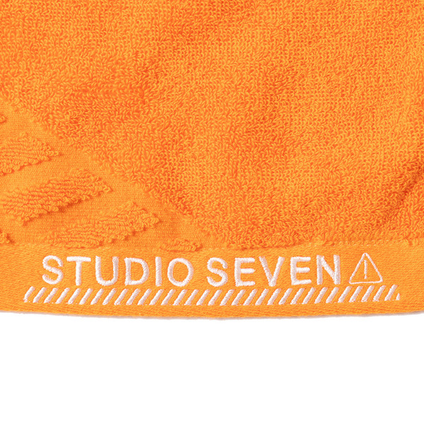Caution Logo Beach Towel 詳細画像 Orange 3