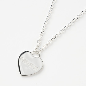 Plate Heart Necklace SLV 詳細画像