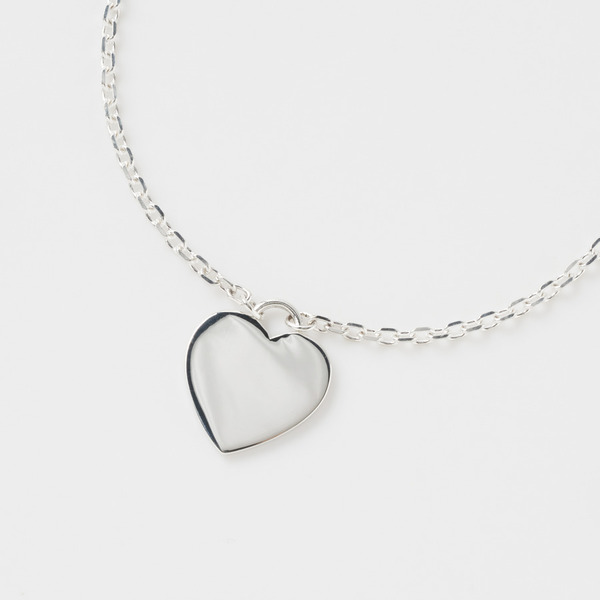 Plate Heart Bracelet SLV 詳細画像 Silver 3