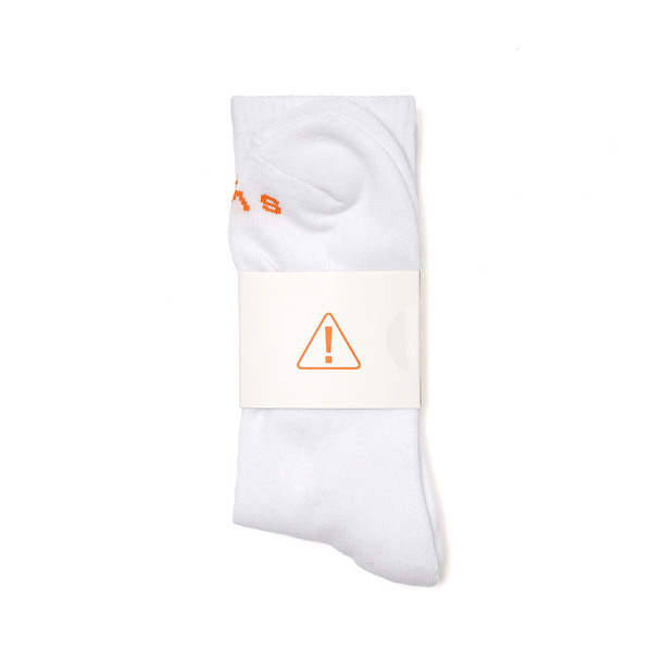 Caution Logo Socks 詳細画像 White 11