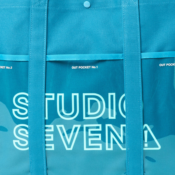 Canvas Combination Tote Bag 詳細画像 Blue 15